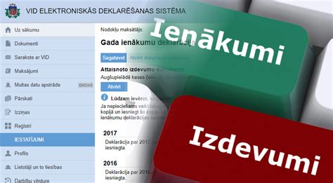 eds.vid.gov.lv gada ienākumu deklarācija